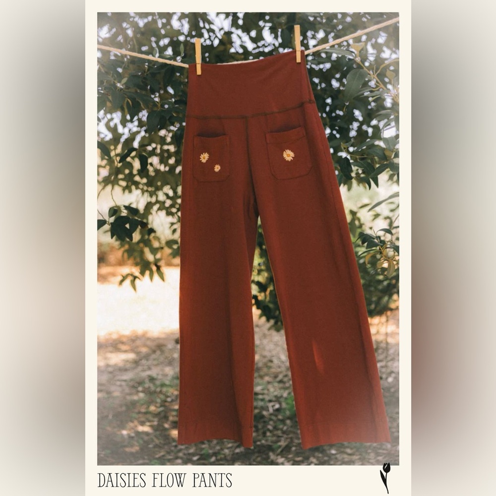 Purusha People NIB Daisy Flow Pants